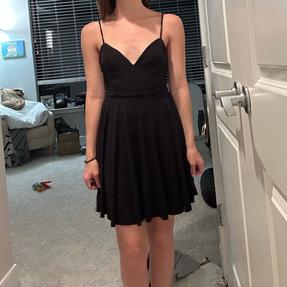Flowy Little Black Dress Size Small